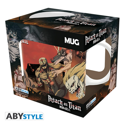 ATTACK ON TITAN Mug 320ml Battle Scene Season 4