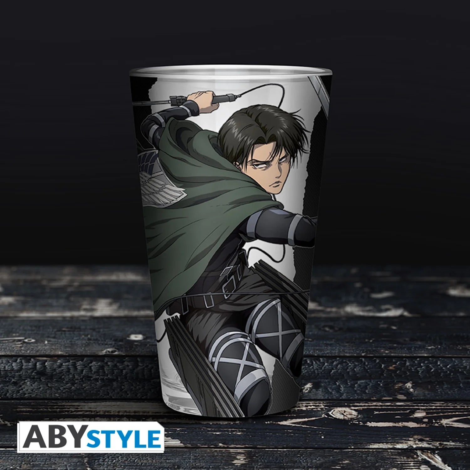 ATTACK ON TITAN Large Glass Levi S4 400ML