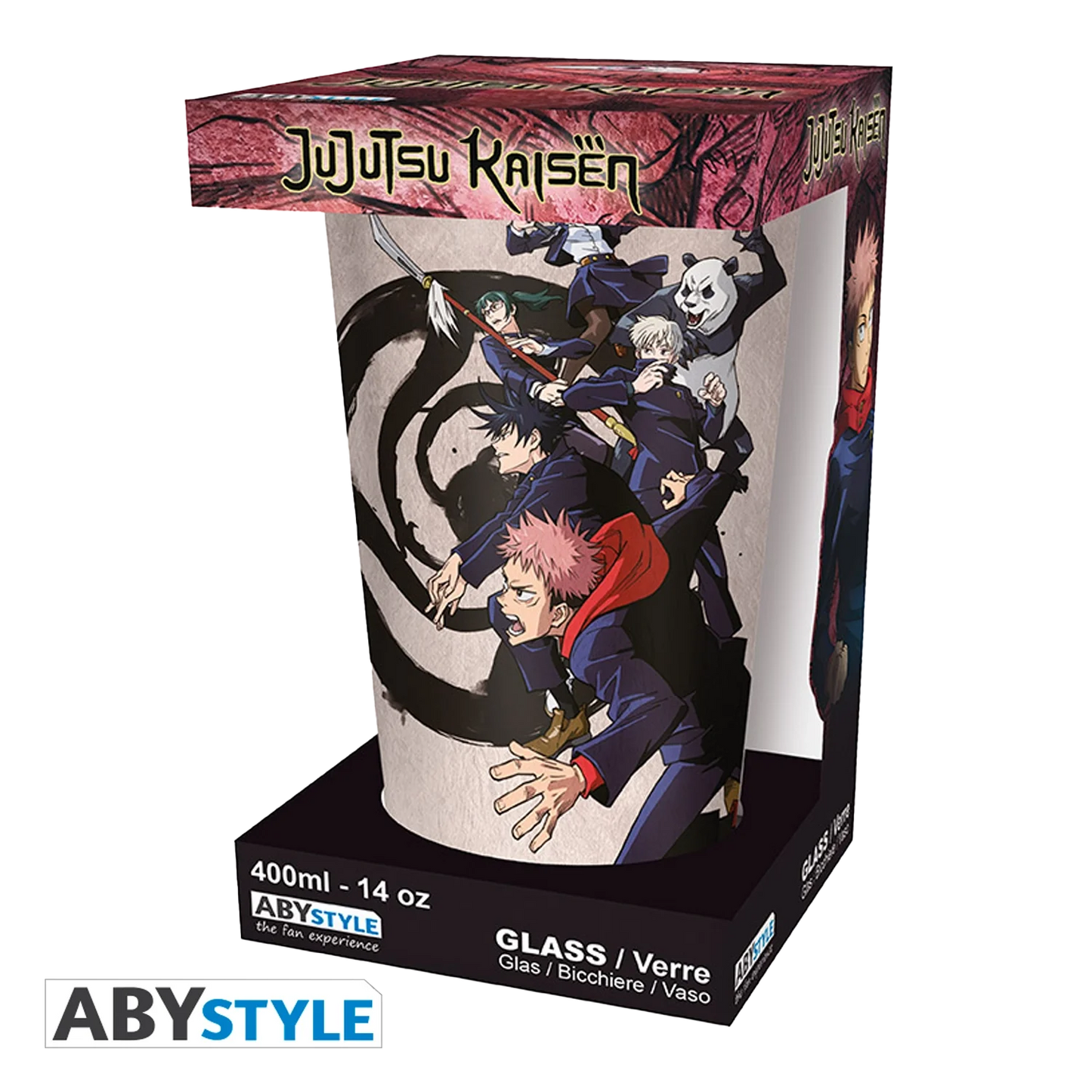 JUJUTSU KAISEN Large Glass TokyoVSKyoto 400ML