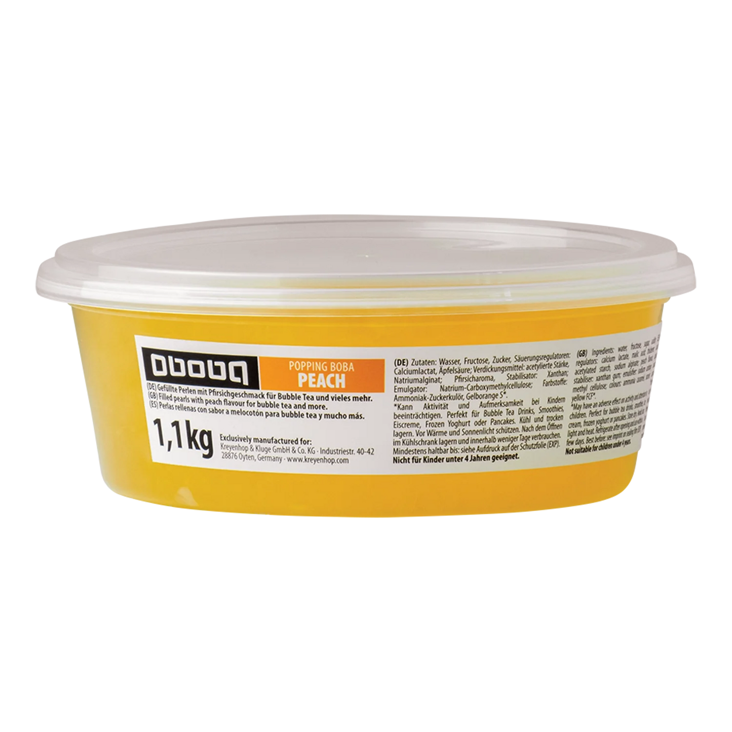 OBOBA Popping Boba Pfirsich 1,1KG