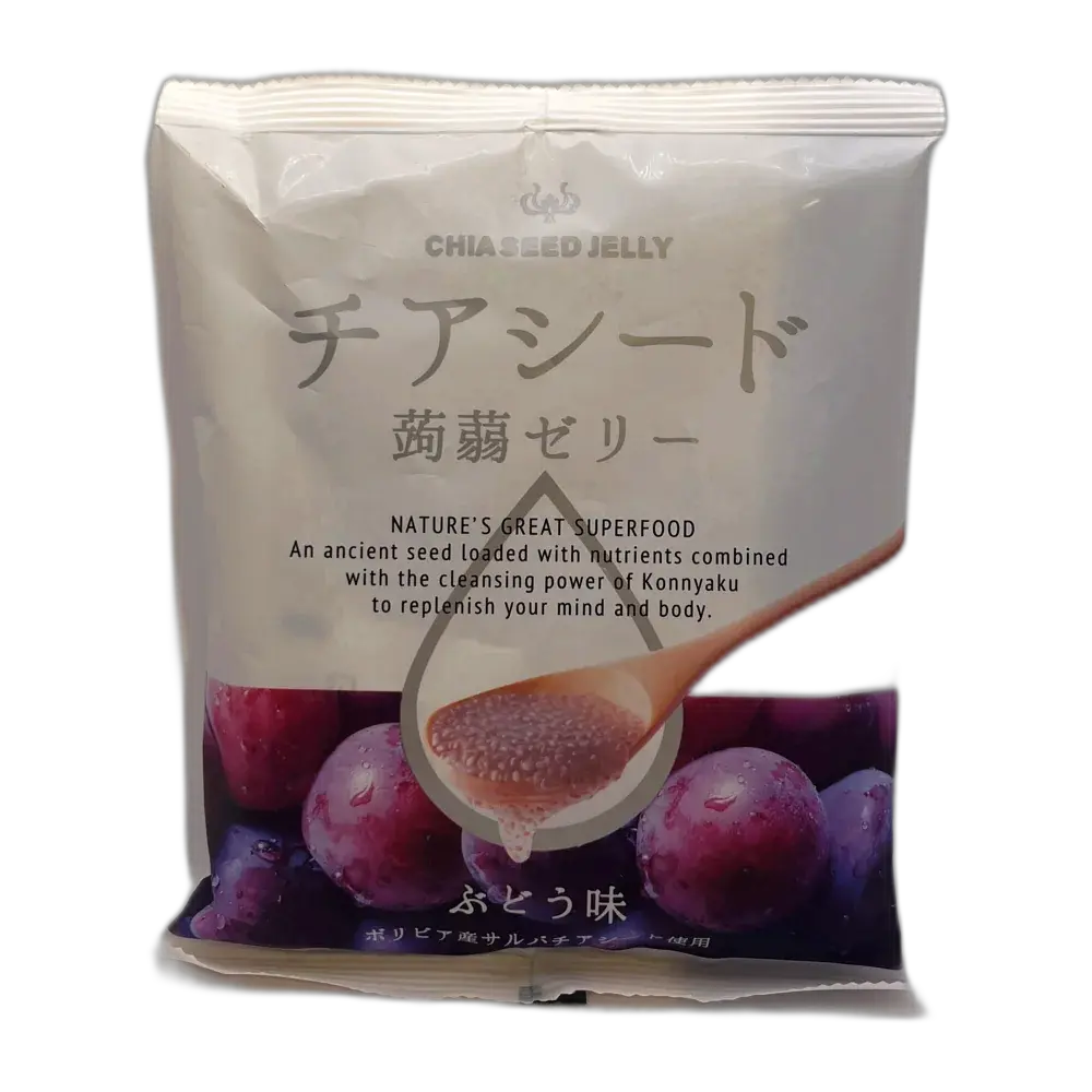 WAKASHOU Chiaseed Jelly Grape 165G