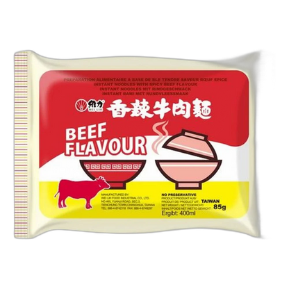 WEI LIH Instant Noodle Beef 85G