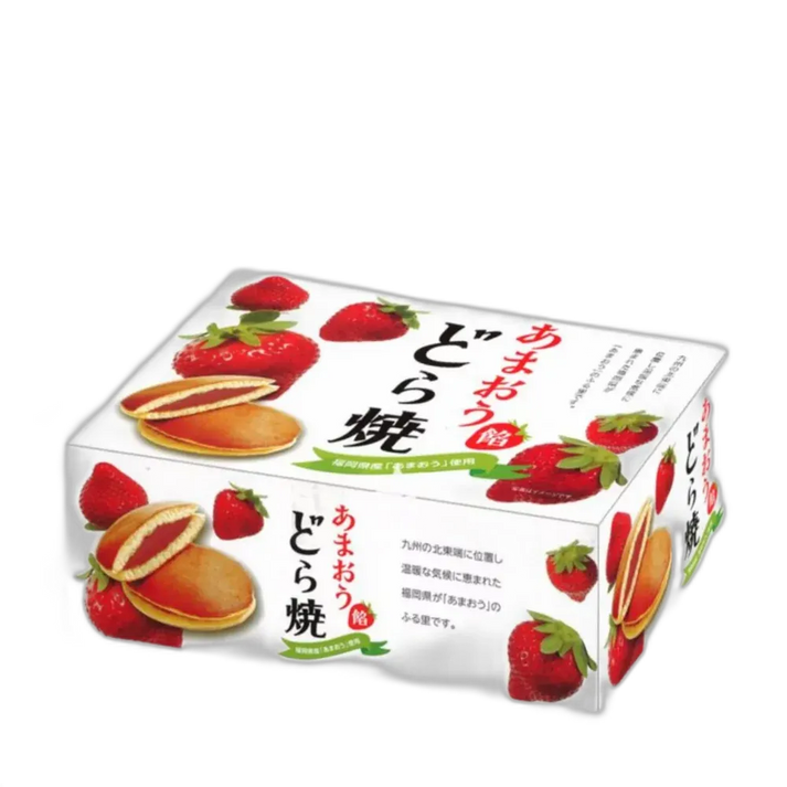 Dorayaki Strawberry & Bean 216G – Japanese sweet with Amaou strawberries