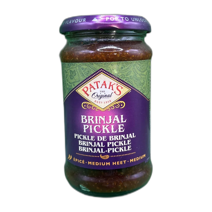 PATAK'S Aubergine/Brinjal pickled Gl 312G