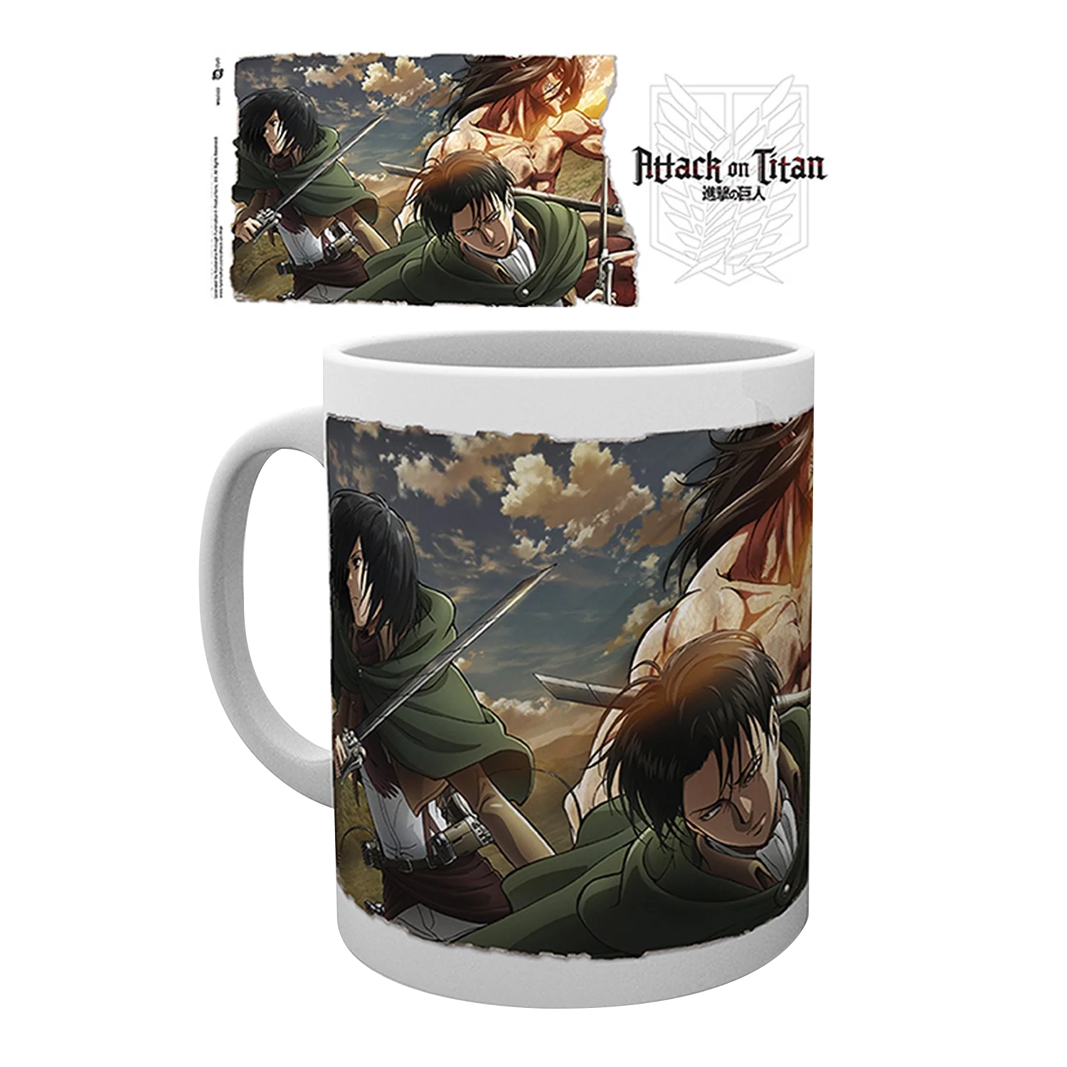 ATTACK ON TITAN Mug 320ml Scouts