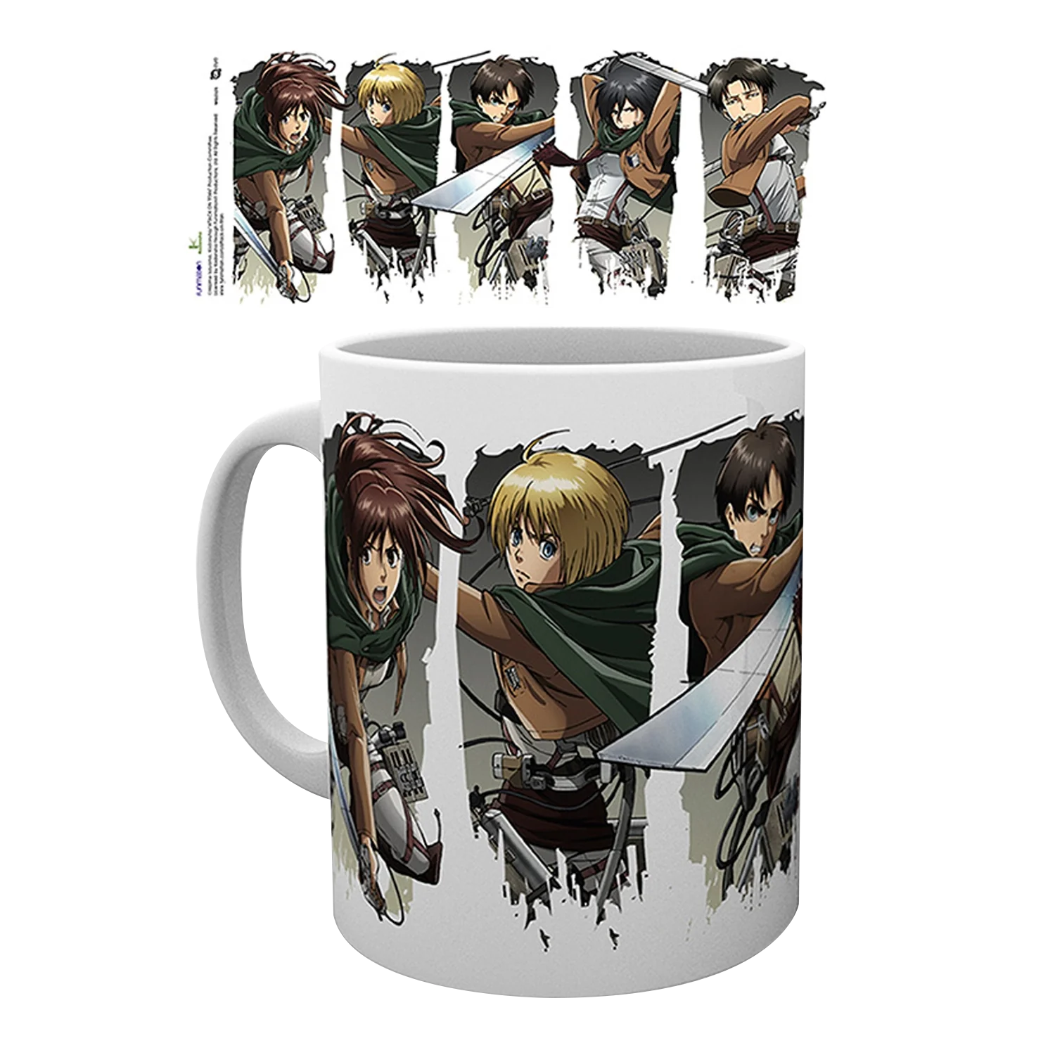 ATTACK ON TITAN Mug 320ml Characters Montage