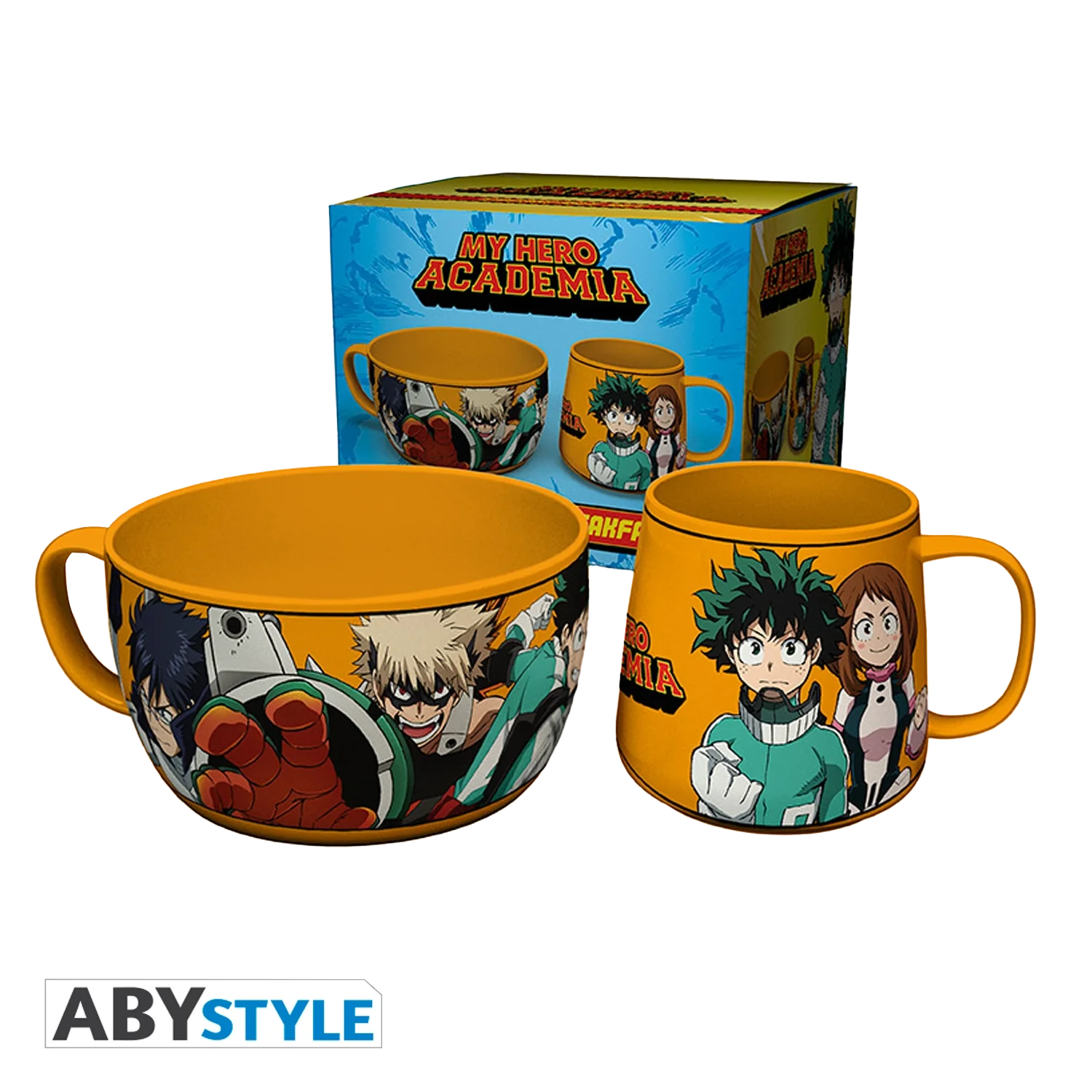 MY HERO ACADEMIA Breakfast Set Mug+Bowl
