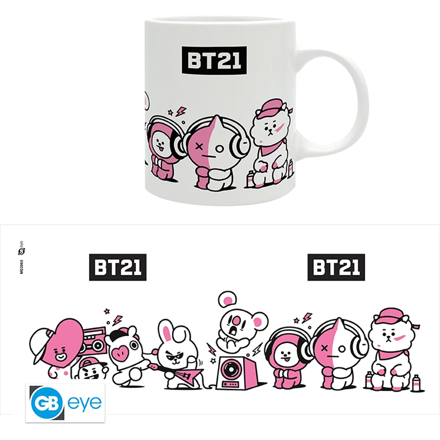 BT21 Mug 320ML Music Play