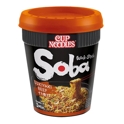 NISSIN Cup Noodles Soba Sukiyaki Beef 89G