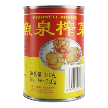FISH WELL Zha Cai – Eingelegter Senfstängel 340g aus China
