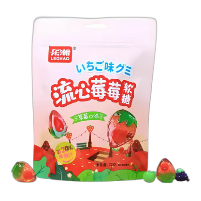 LE CHAO Soft Candy Strawberry 72G