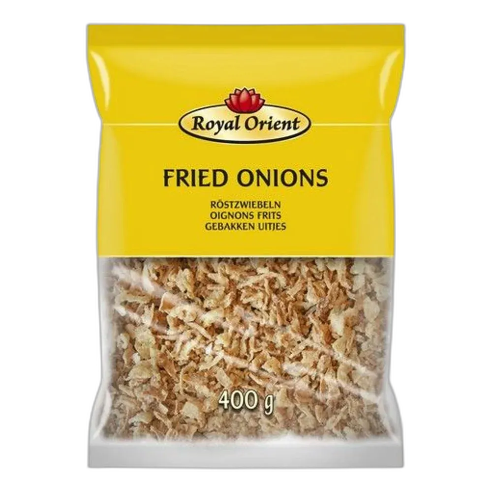 ROYAL ORIENT Röstzwiebeln 400G – Knuspriger Geschmack für deine Gerichte