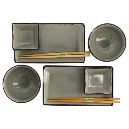TOKYO DESIGN Glassy Grey Giftset (8pcs)