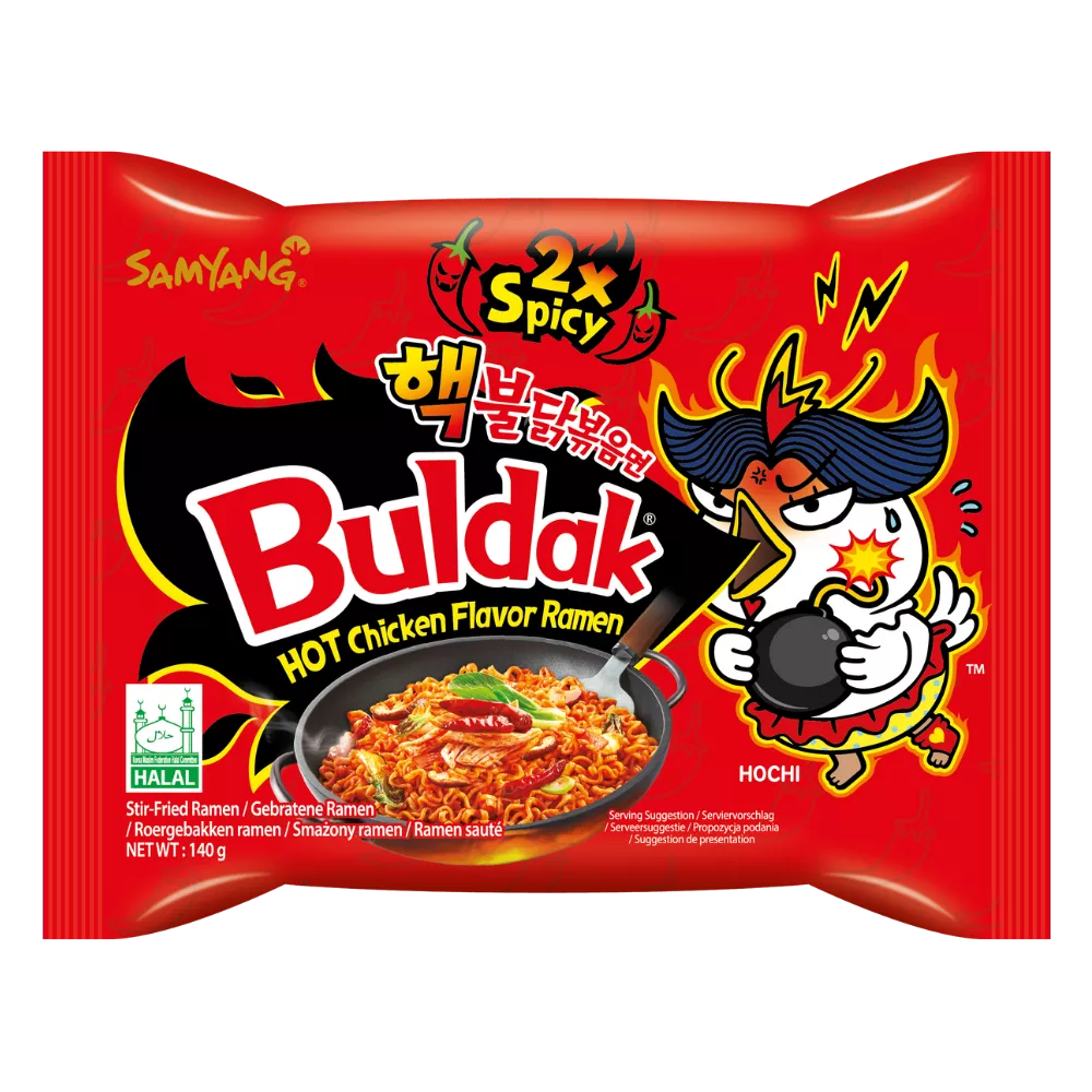 SAMYANG Buldak 2xPittige Hete Kip Ramen 140G