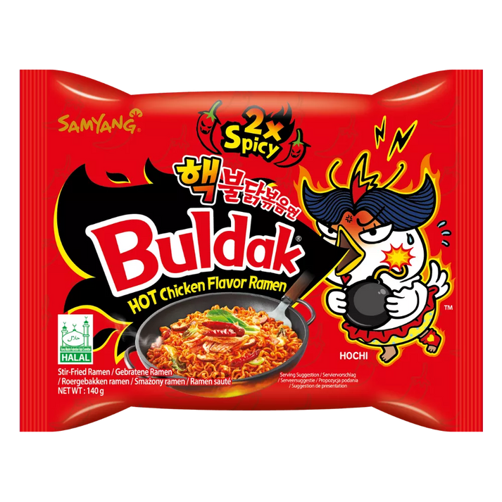 SAMYANG Buldak 2xPittige Hete Kip Ramen 140G