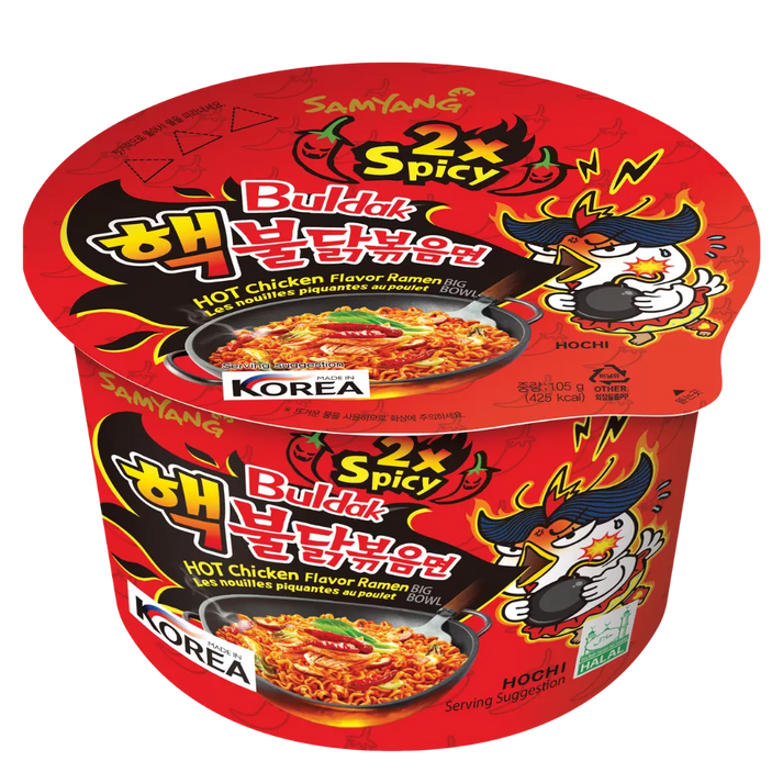 SAMYANG Buldak 2xPittige Hete Kip Grote Kom 105G