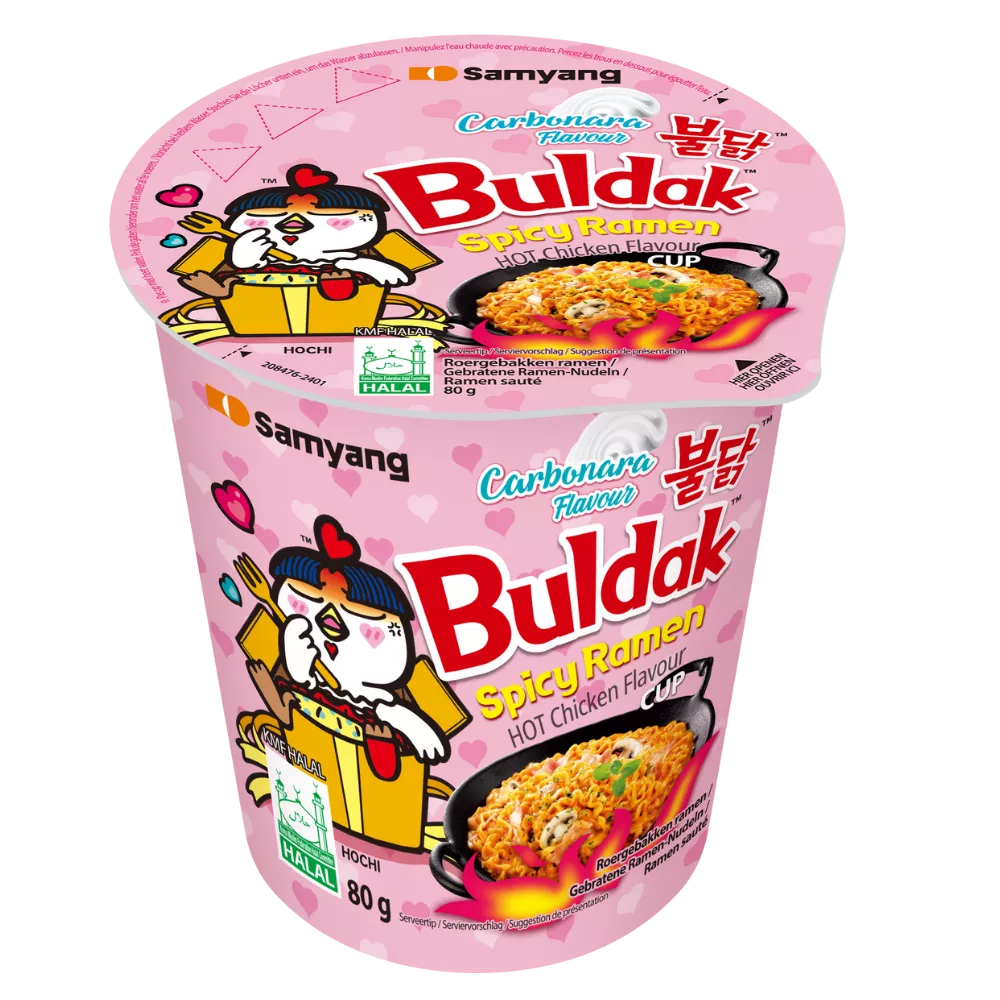 SAMYANG Buldak Carbonara Ramen Beker 80G