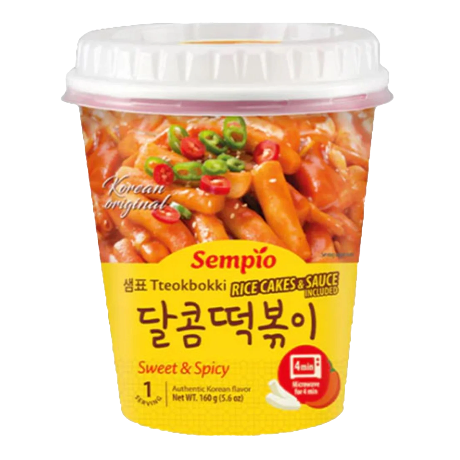 SEMPIO Tteokbokki m.Sauce Sweet&Spicy Cup 160G