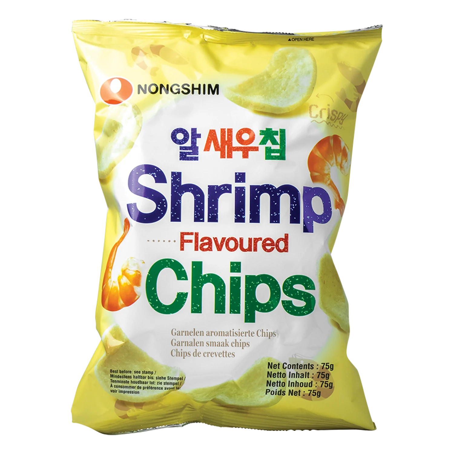 NONGSHIM Shrimp Flavored Chips 75G