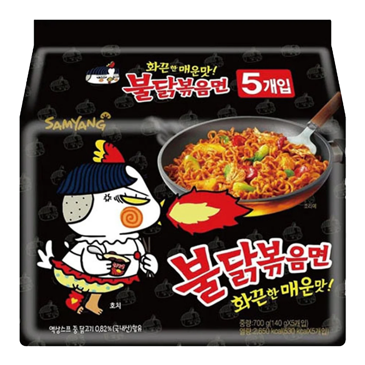 SAMYANG Buldak Hete Kip Ramen 5x140G