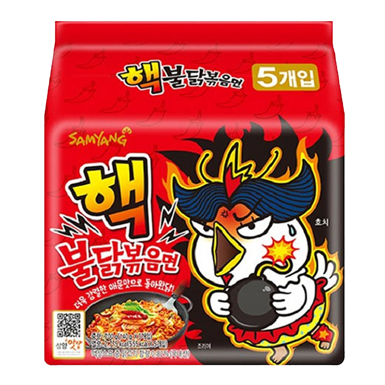SAMYANG Buldak 2x Pittige Hete Kip Ramen 5x140G