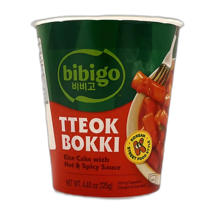 BIBIGO Tteokbokki With Hot & Spicy Sauce 125G
