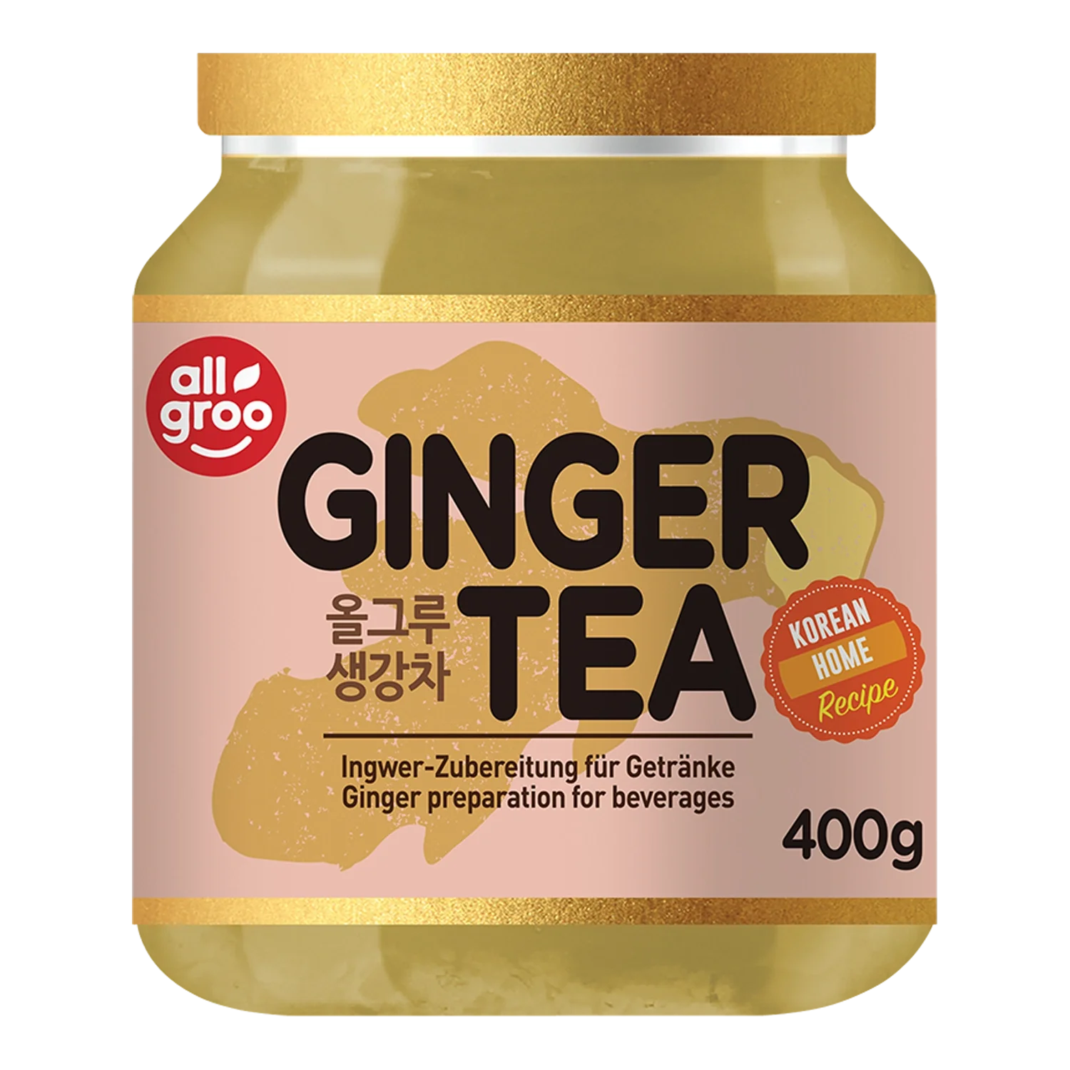 ALLGROO Ingwer Tee Zubereitung 400G