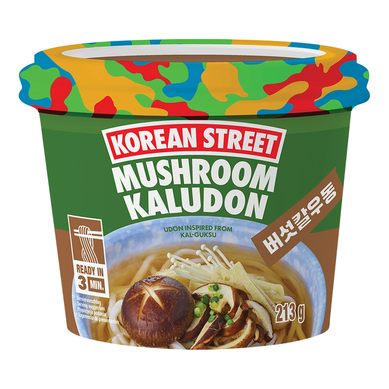 KOREAN STREET Inst.Nudeln Mushroom Kaludon 213G