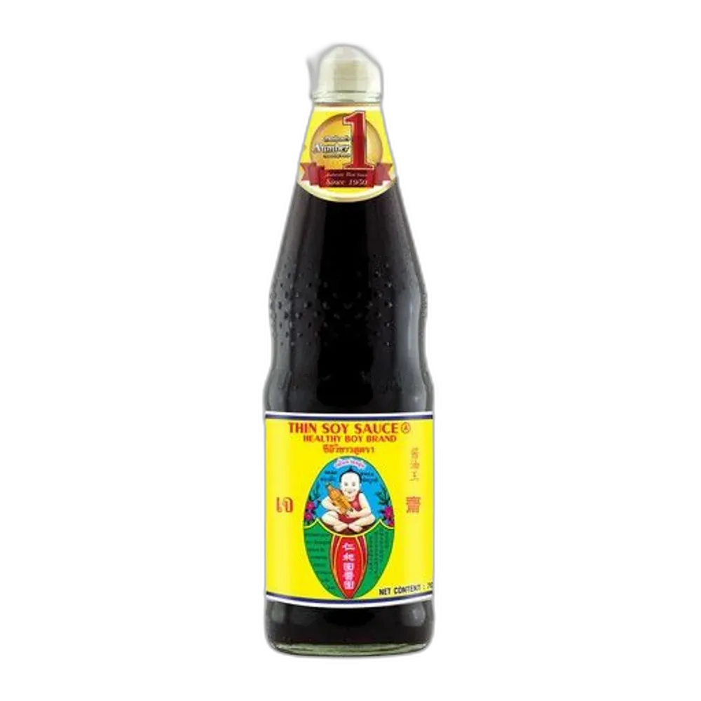 HEALTHY BOY Soy Sauce Light – 700ML – Thai Light Soy Sauce