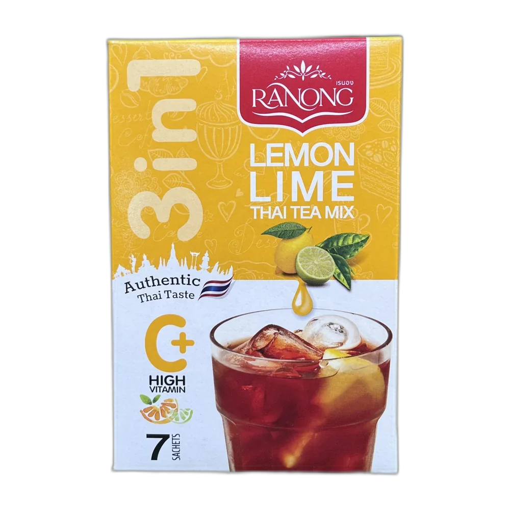RANONG TEA Instant Lemon Lime Thai Tea Mix 175G