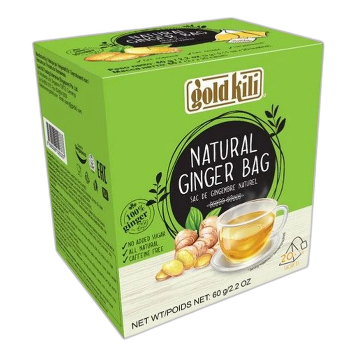 GOLD KILI Natural Ginger Tea, ginger tea 60G