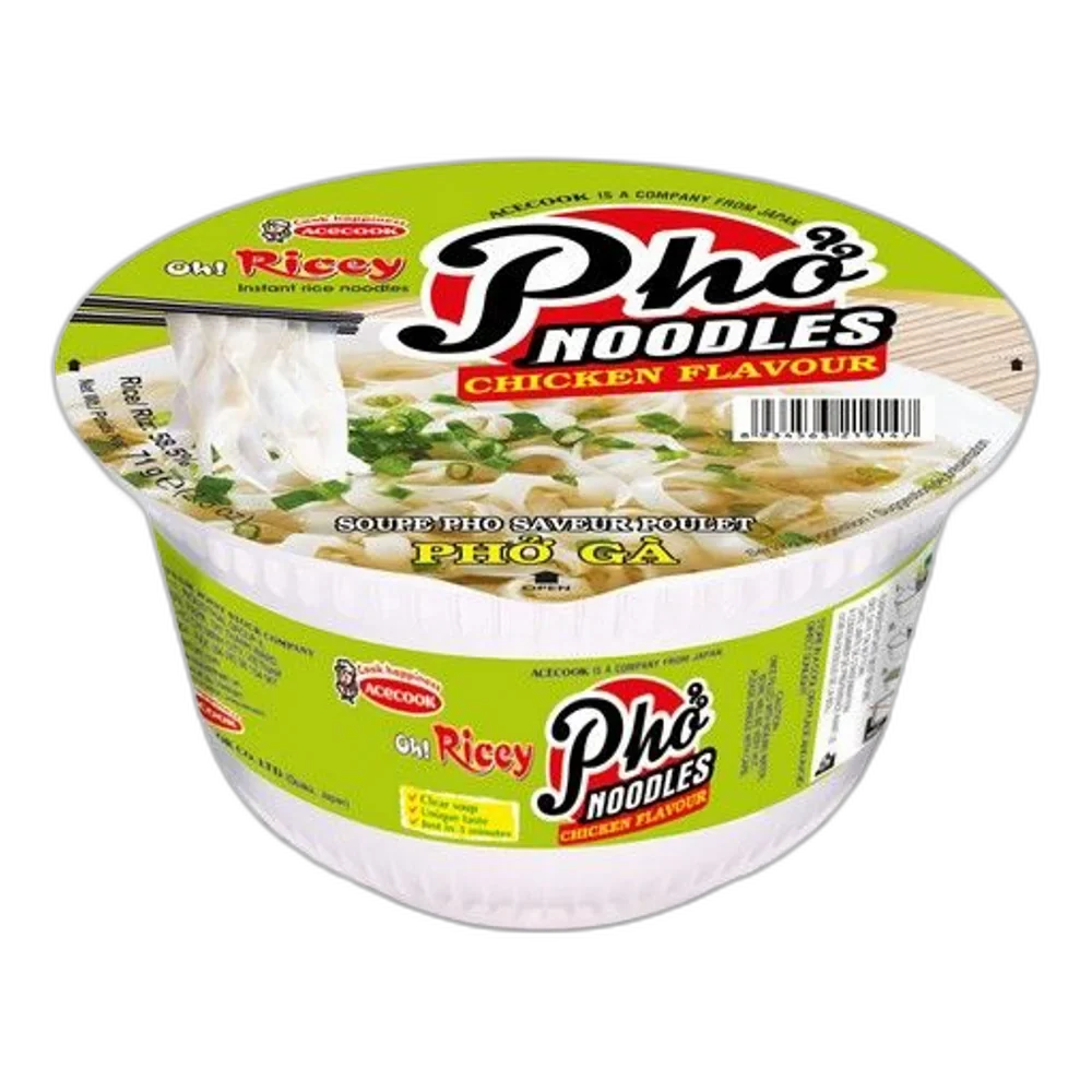 ACECOOK Instant Reisnudel Chicken Cup 71G